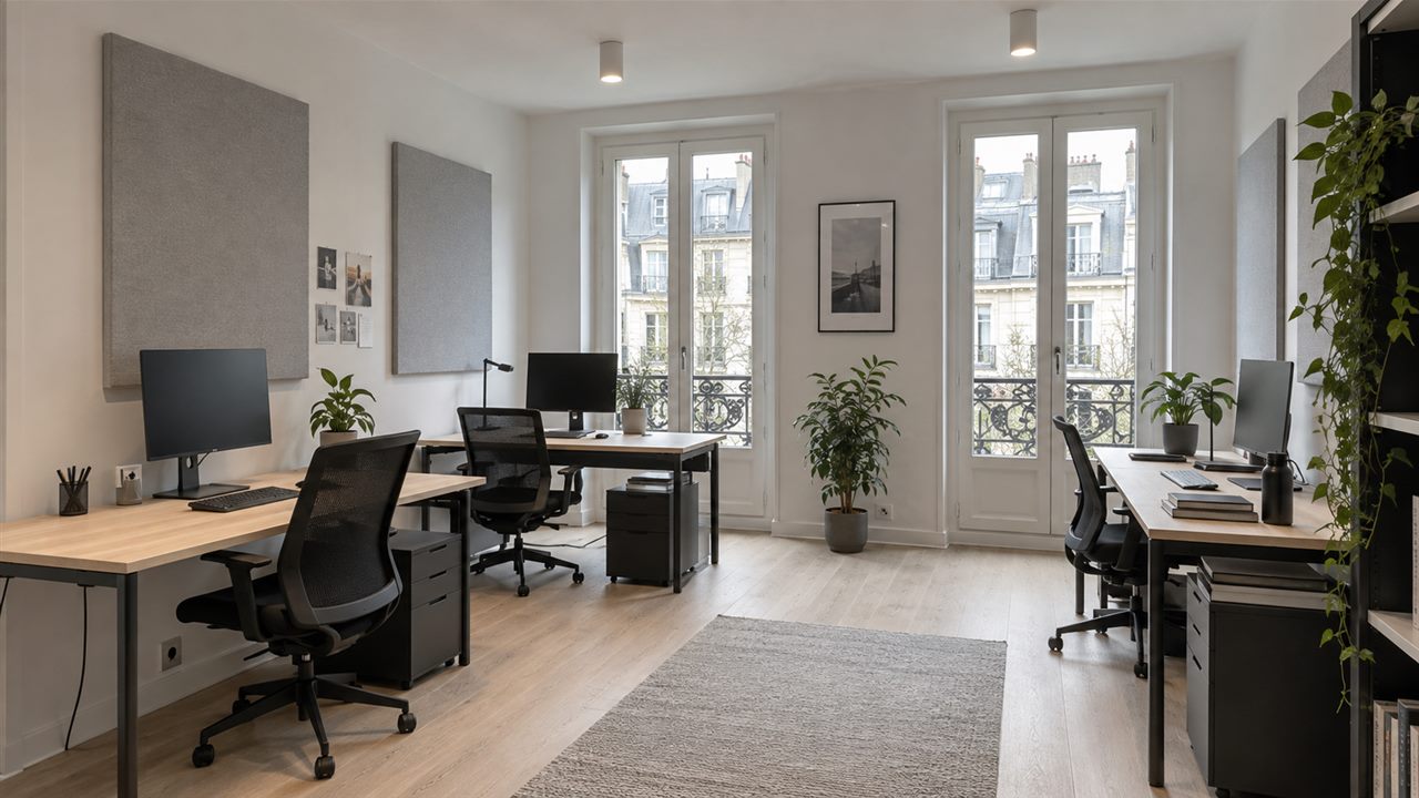 Bureaux contemporains, idée de rénovation intérieure